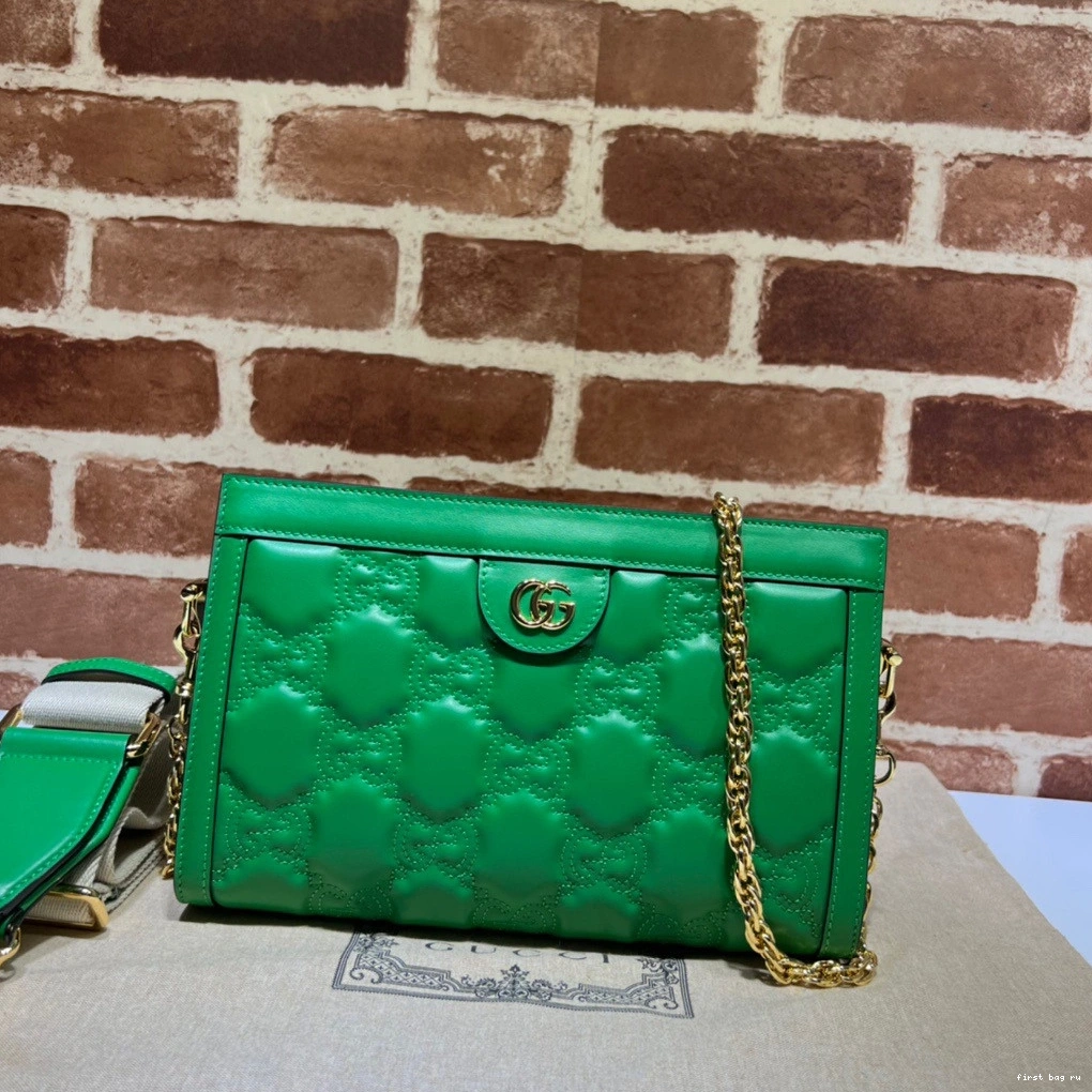 bag matelassé shoulder GG GUCCI leather 0817